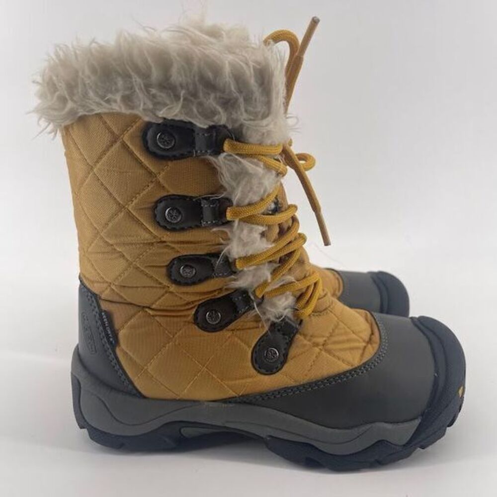 KEEN Women's Waterproof Winter Boots Quilted Fur Lined Outdoor Snow Boots US 5